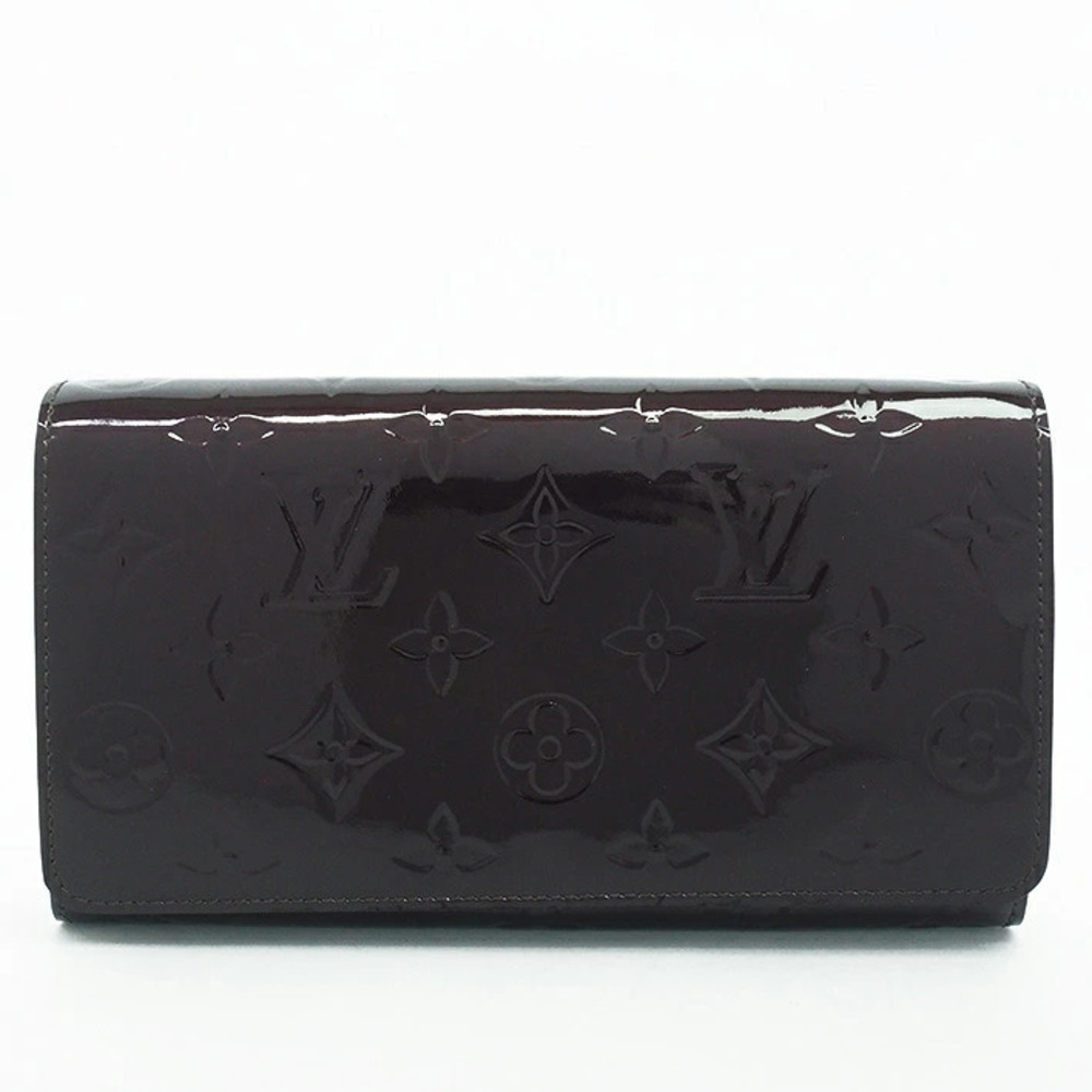 Louis Vuitton Portefeuille Sarah Chain Wallet Monogram Vernis